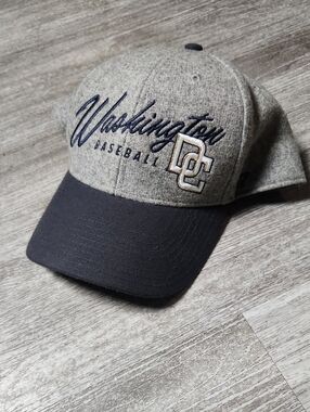 '47 Washington Baseball Two-Tone Cap - Gray & Navy